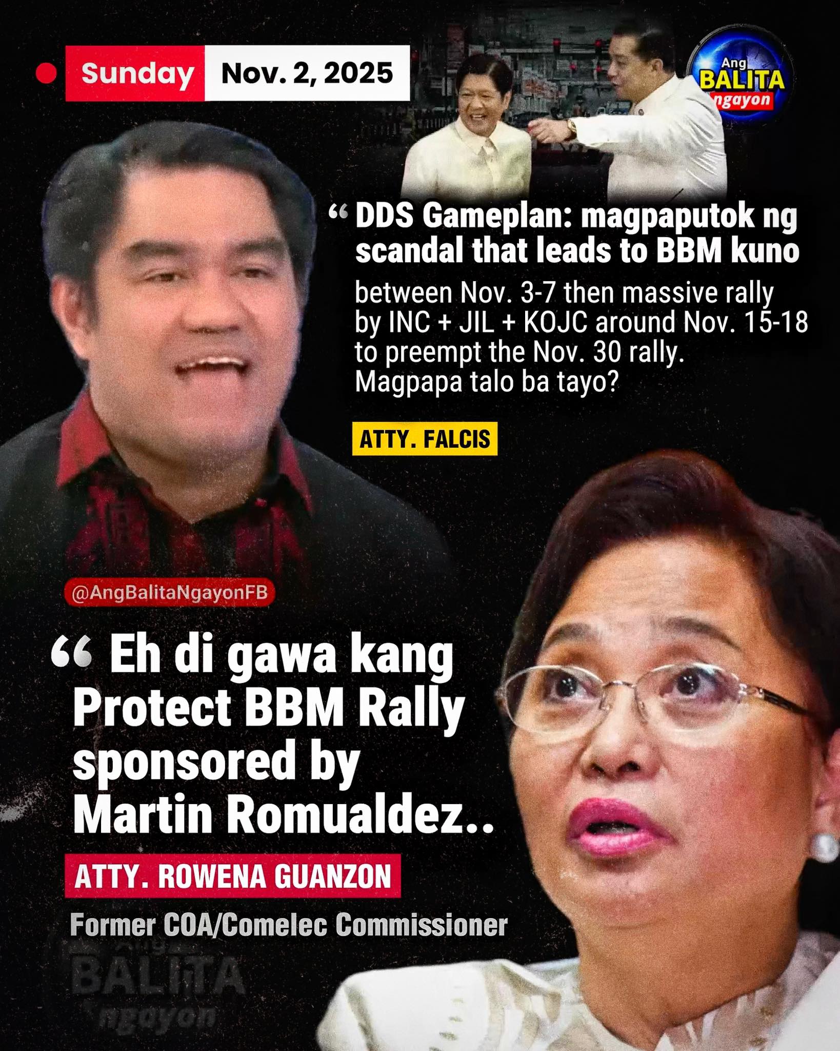 “Eh di gawa ka ng Protect BBM Rally... - Ang Balita Ngayon | Facebook