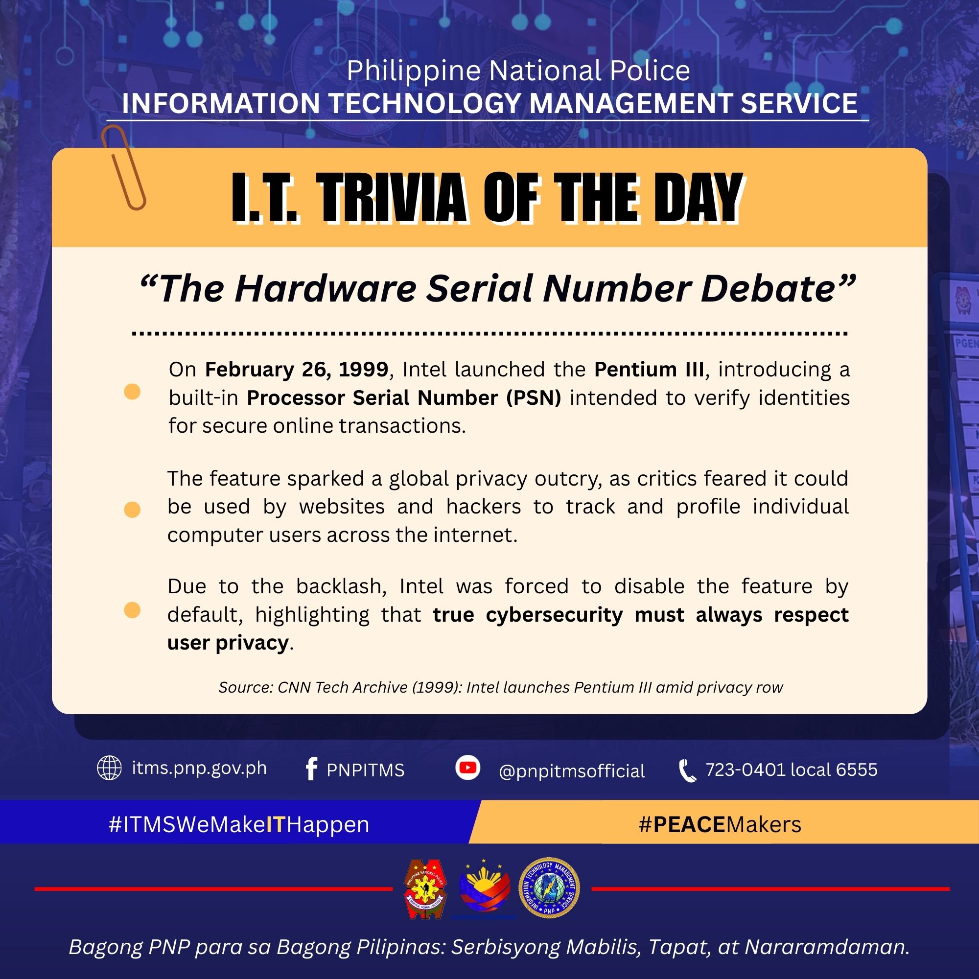 Information - 🛡️ IT Trivia of the Day: 