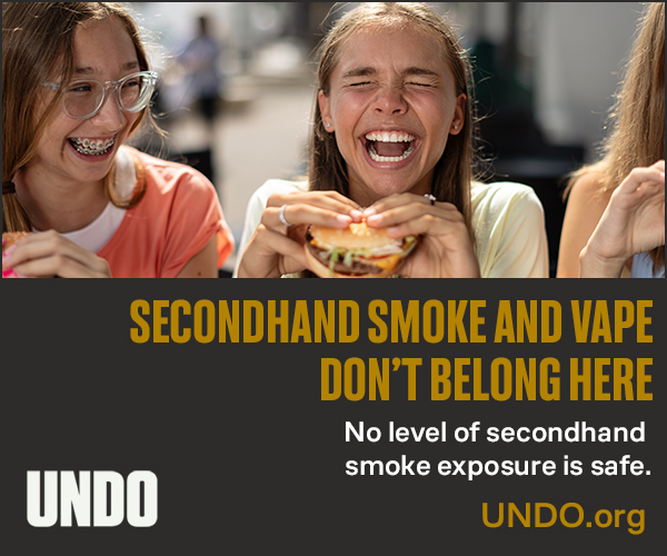 second hand smoke from vape Burgers, friends, laughter, and maybe a secret or two. Secondhand and don't belong here. A 2024 study found that more than 60% of high school students in California were exposed Vuse Vibe Refill Cartridges Chargers OHM:0.6Ω 3ML