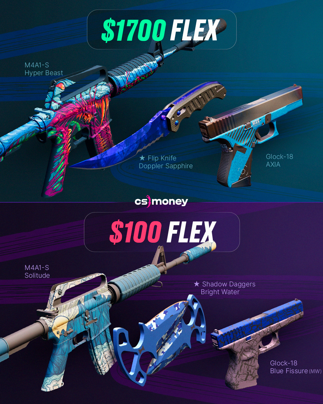 Cs.money - Did you know that Phoenix Blacklight has rare patterns ...