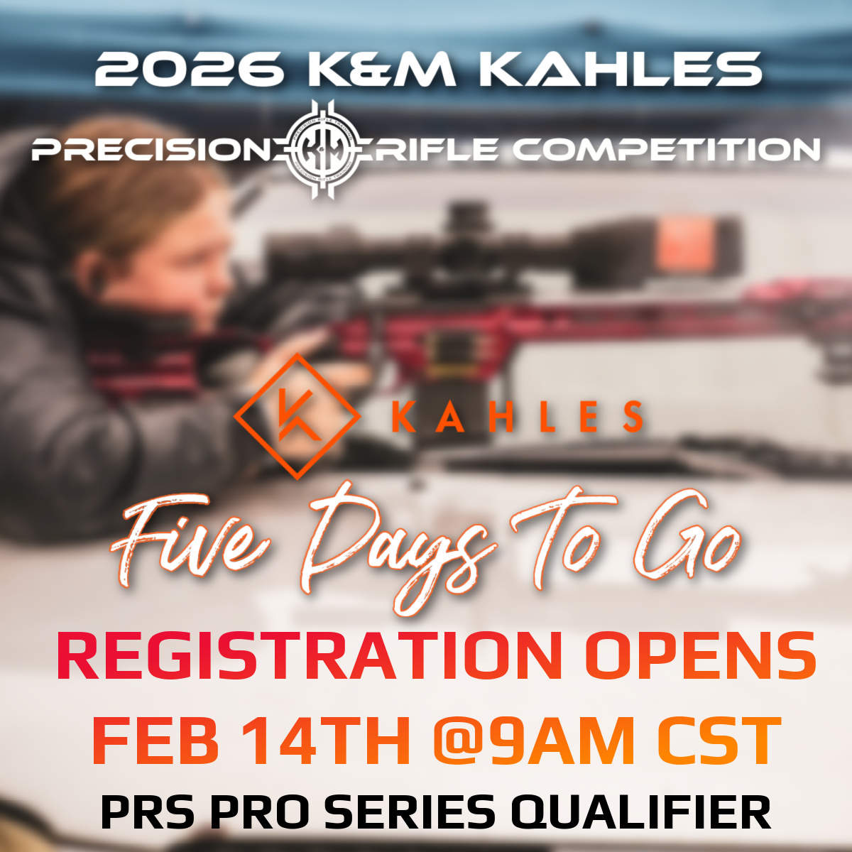 K&M - ⏳ 5 DAYS. Registration for the 2026 K&M Kahles Precision Rifle ...