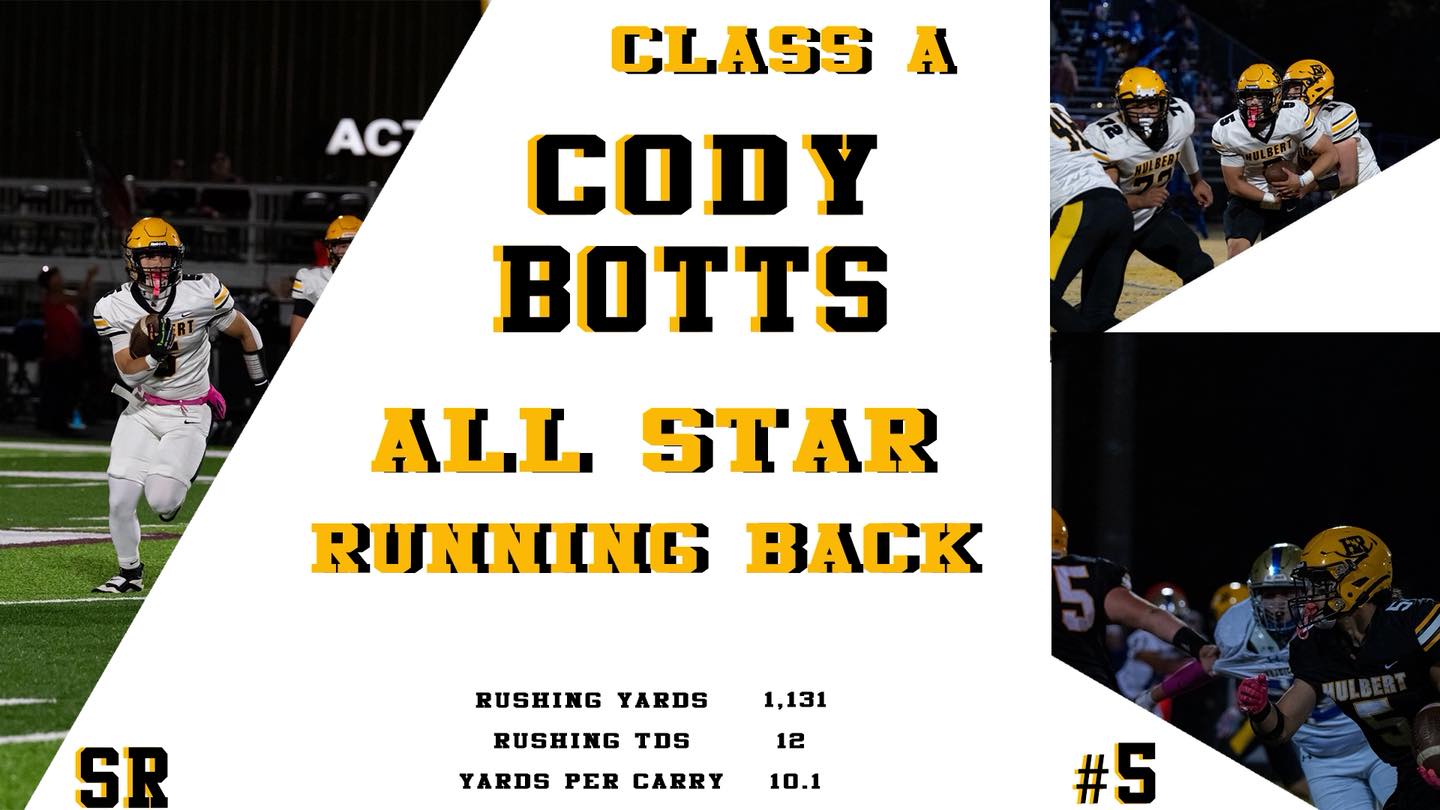 🏈⭐ ALL-STAR ALERT ⭐🏈 Big time... - Hulbert Riders Football | Facebook