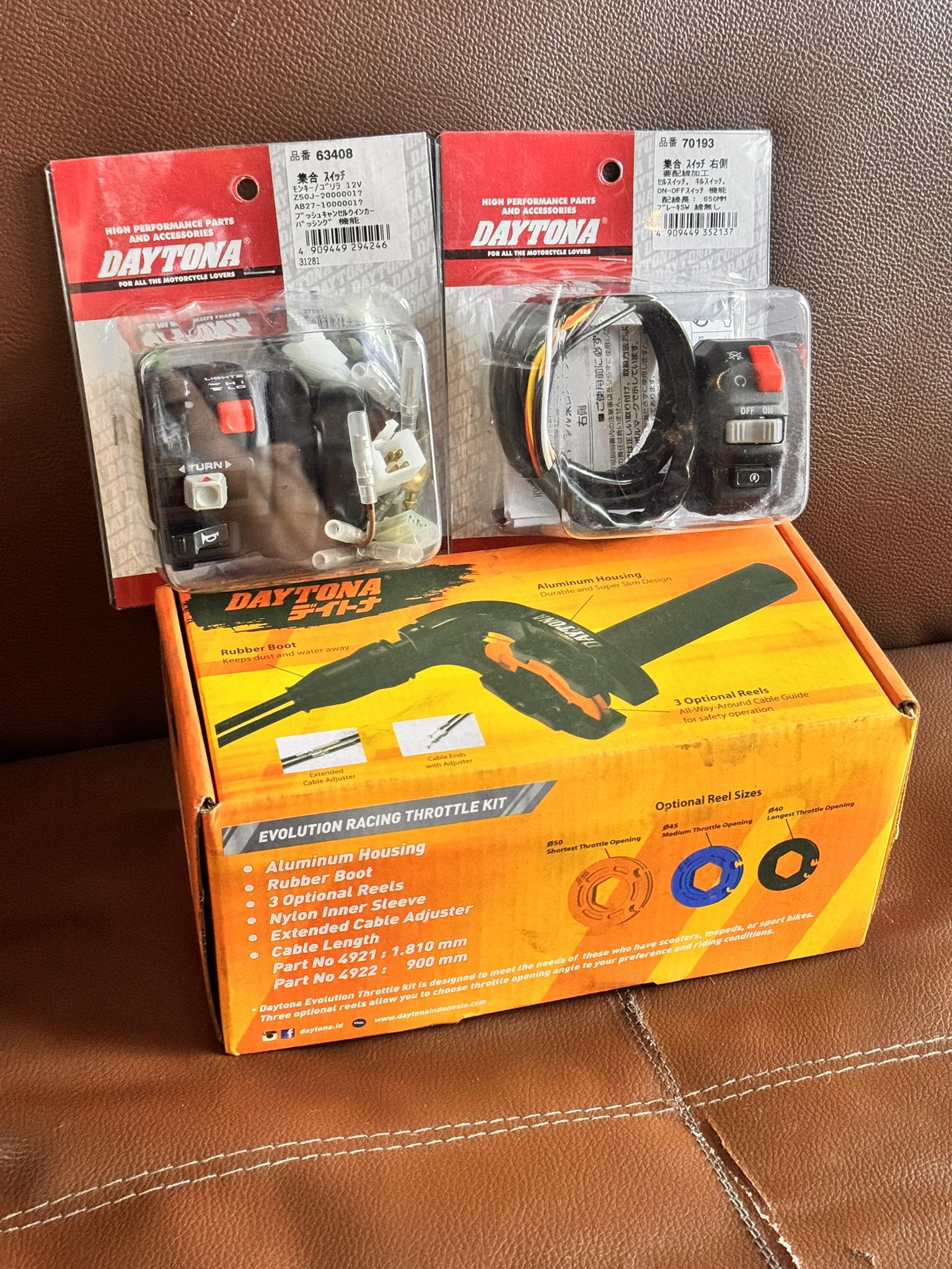 RECOMMENDED KO HANDLE SWITCH & QUICK THROTTLE.. DAYTONA JAPAN