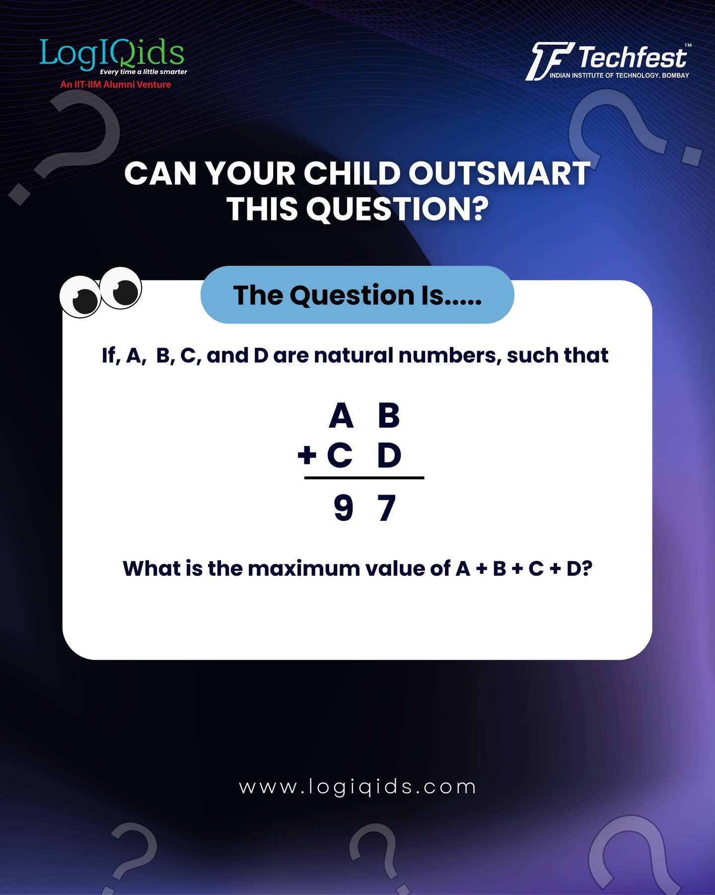 LogIQids - Here’s a quick brain teaser to test sharp... | Facebook