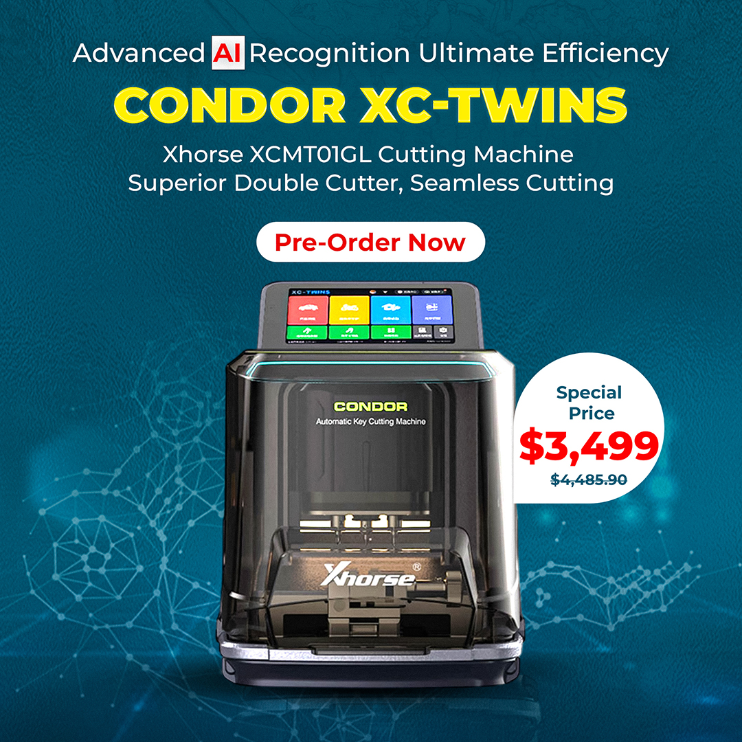 Locksmith - Introducing the Xhorse CONDOR XC-TWINS – the ultimate AI ...