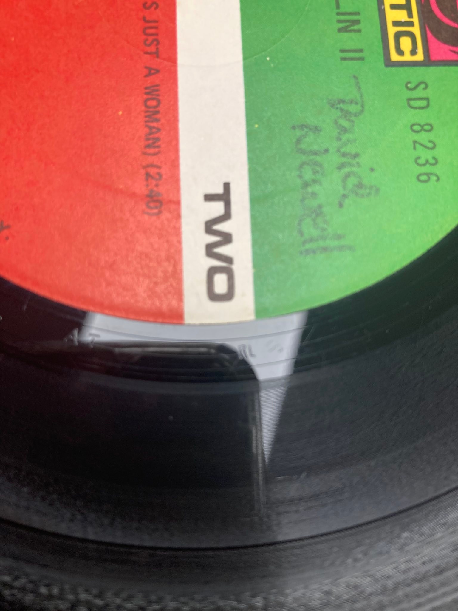 Rare Led Zeppelin II hot mix record for sale