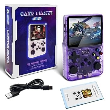 Console Rétro Portable R36S – 40000 Jeux, Écran IPS 3.5