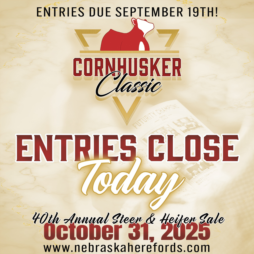 Nebraska - 🚨 𝑬𝒏𝒕𝒓𝒊𝒆𝒔 𝑪𝒍𝒐𝒔𝒆 𝑻𝑶𝑫𝑨𝒀! 🚨 Don’t miss your chance to be part ...