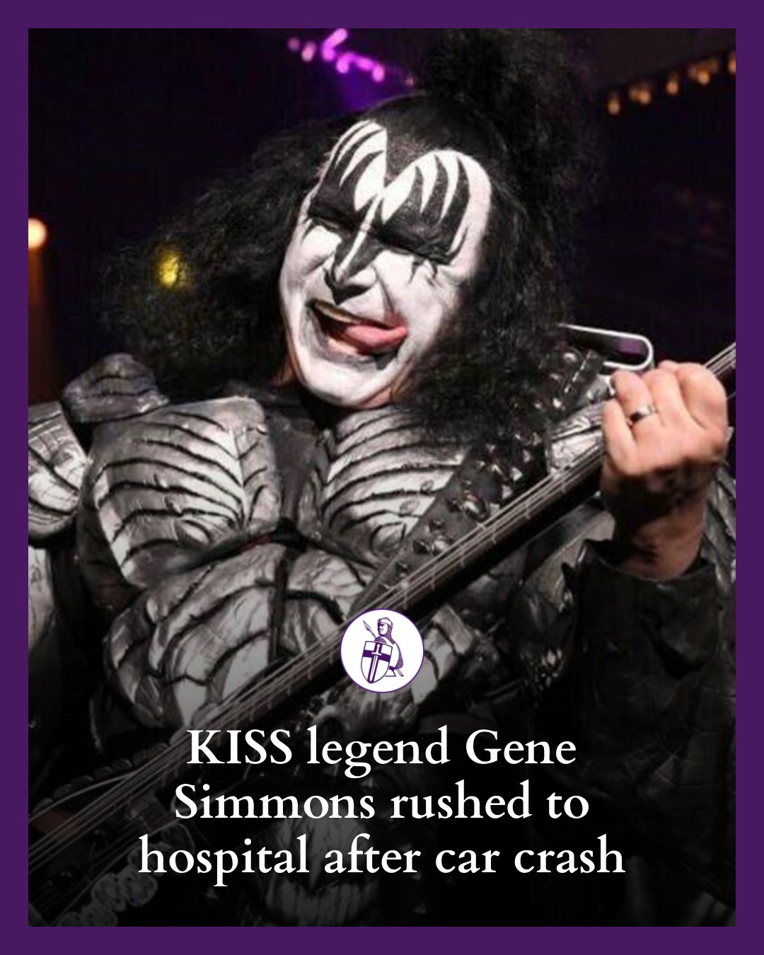 Express - The KISS legend was hospitalised after a car collision | Facebook