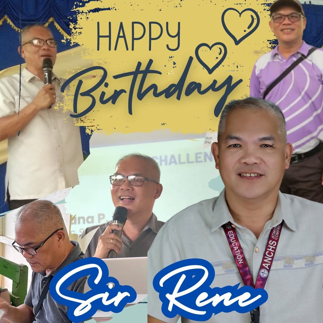 Happy birthday, Sir Rene L. Portades ️🥰🎉🎈 We are all wishing you the ...