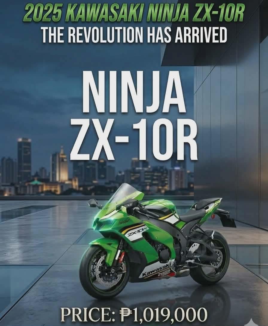 THE REVOLUTION HAS ARRIVED! The Kawasaki Ninja ZX-10R typically