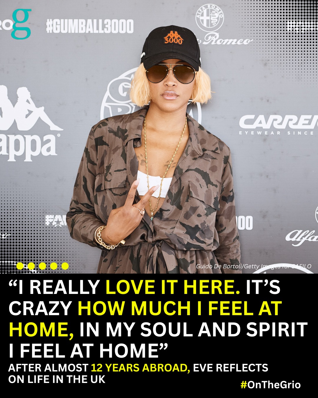 Rapper Eve on life in the UK and finding personal peace