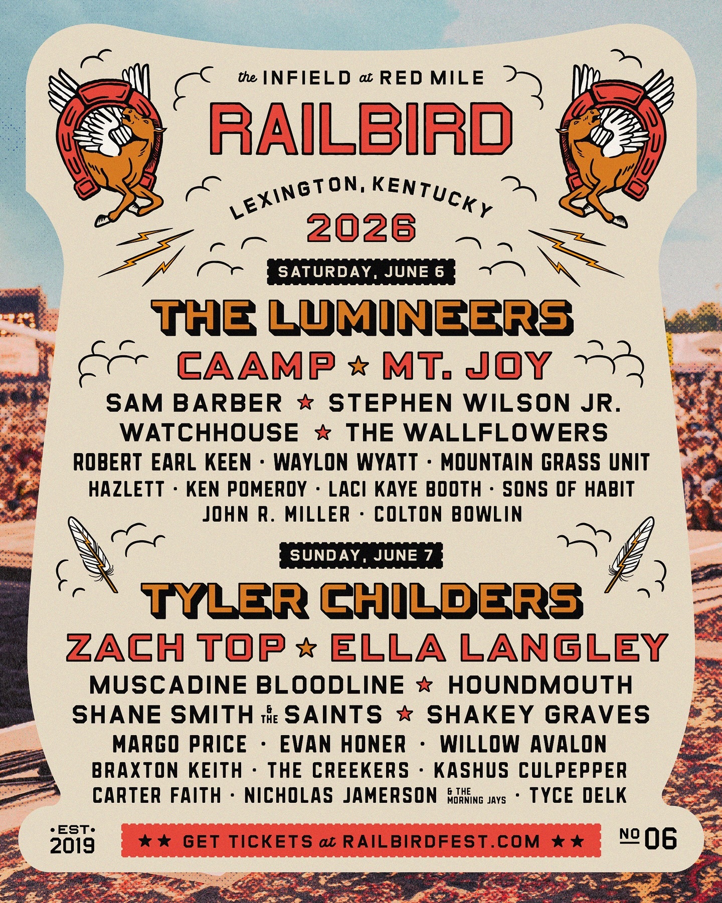 The wait is over! 🎶 Railbird... - Music Festival Wizard | Facebook