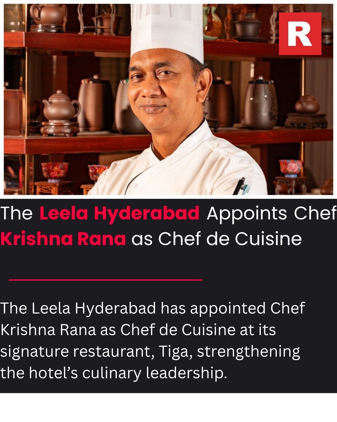 The Leela Hyderabad Appoints Chef... - restaurantindia.in | Facebook