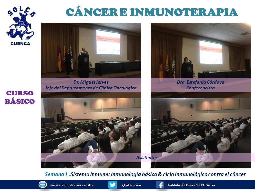 Curso Básico: Cáncer e... - Instituto del Cáncer SOLCA Cuenca | Facebook