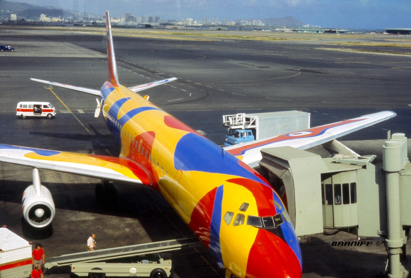 Braniff International DC-8-62 N1806 難あり www.JetCollector.com
