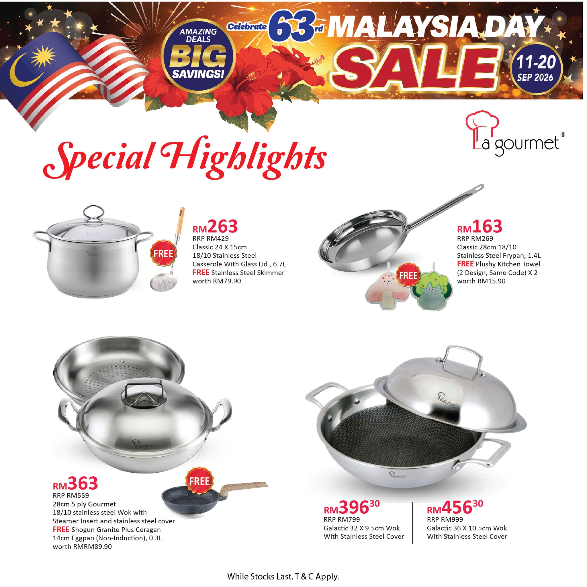 ✨ Celebrate Malaysia Day with La gourmet Malaysia! ✨ Enjoy 10