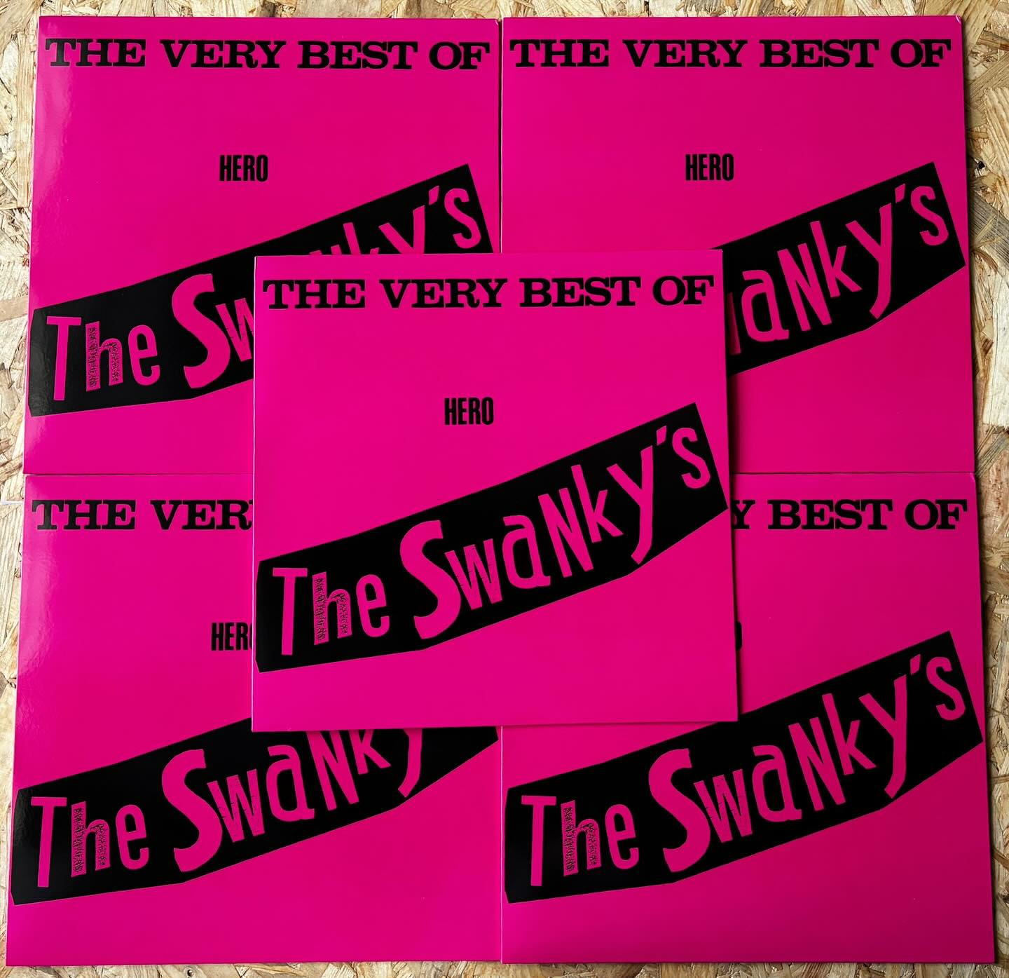 SWANKYS “The very best of hero” US import LP is back in stock at