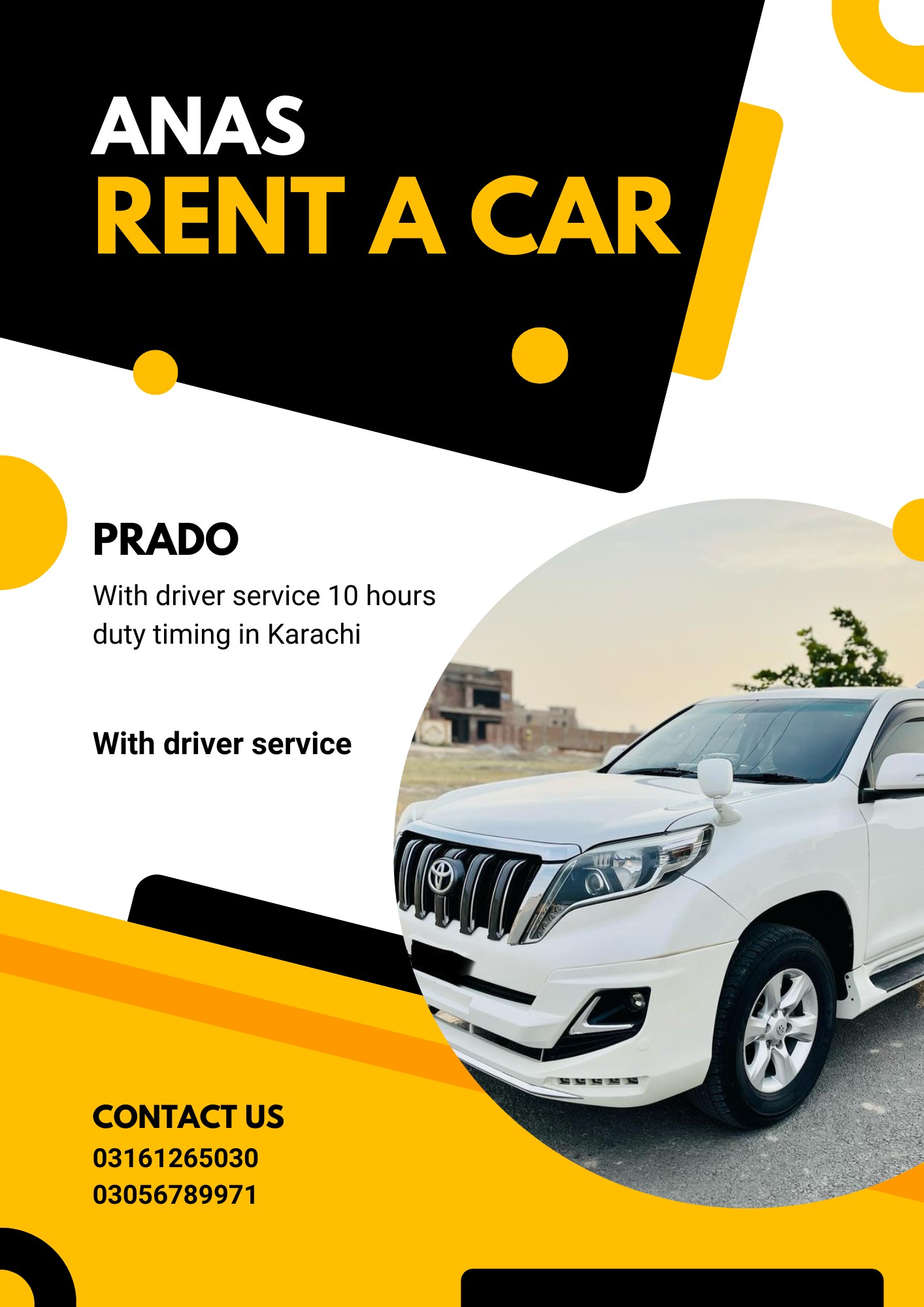 Anas rent a car Karachi | Karachi