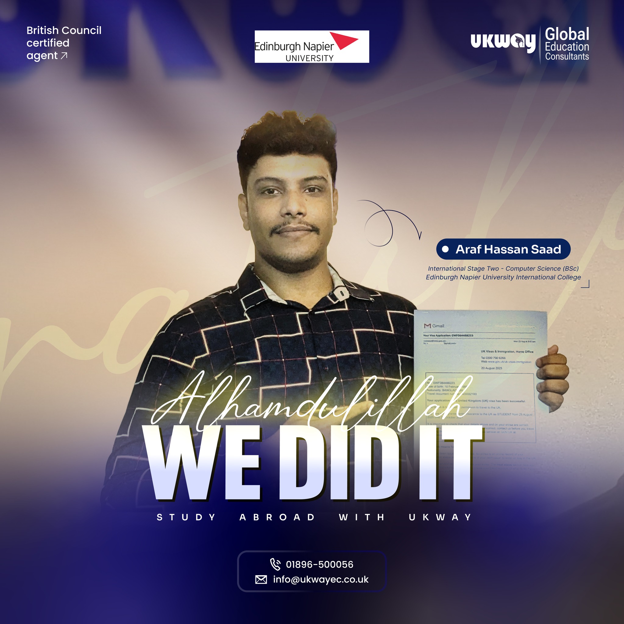 UKWAY - Alhamdulillah, another success story with UKWAY ...