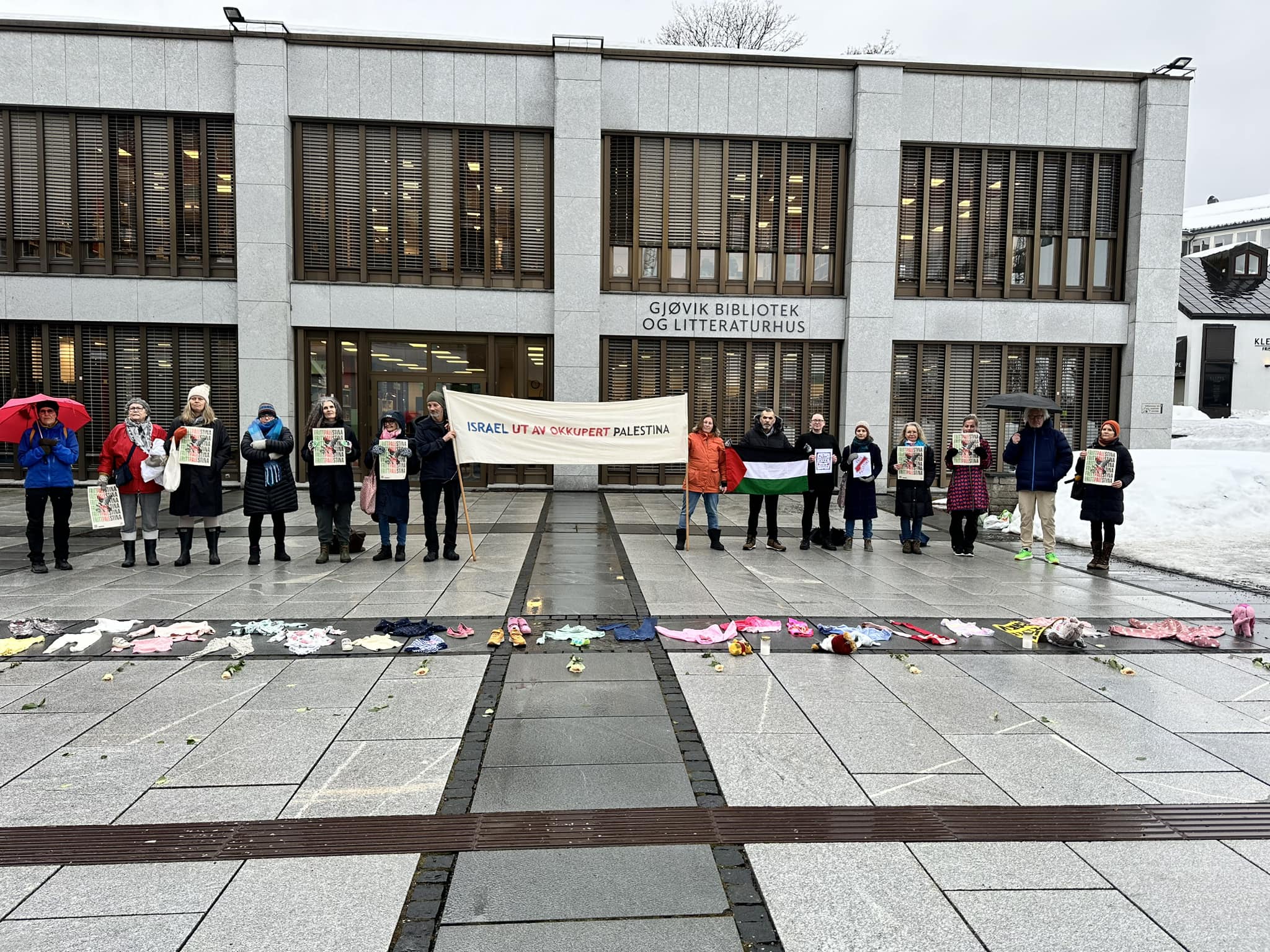 FAKKELTOG for Palestina 28 november kl 18 Gjøvik