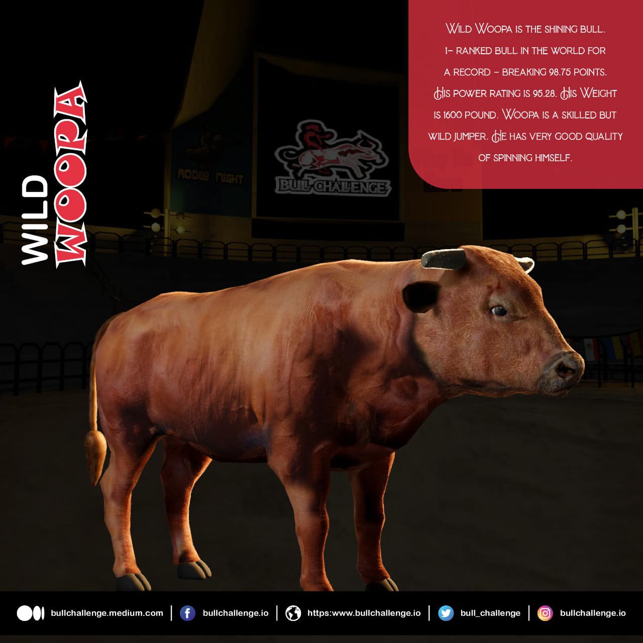 Bull Challenge - The Bull #WildWoopa You will face the...