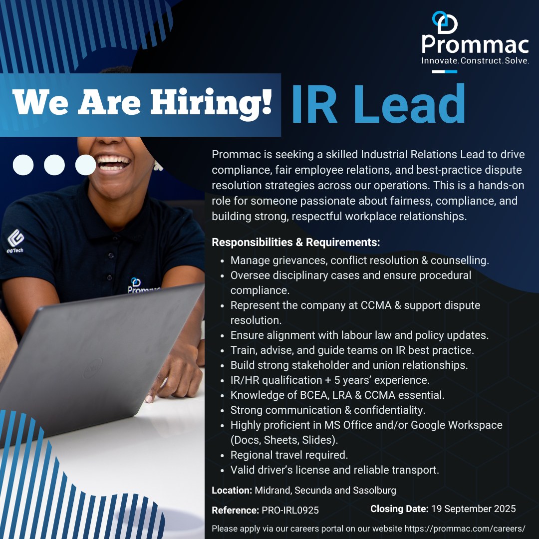 Prommac PTY LTD | Secunda