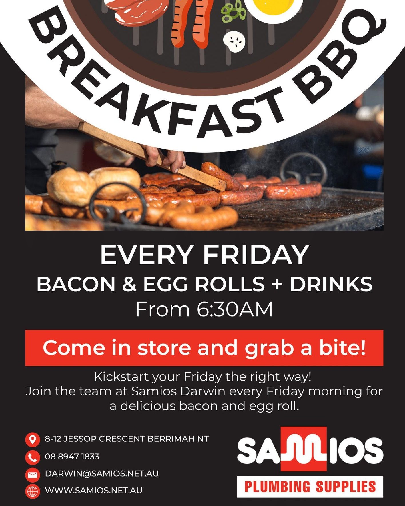 Samios - 🍳🥓 Fridays Just Got Better! 🥓🍳 Come down to Samios Darwin from ...