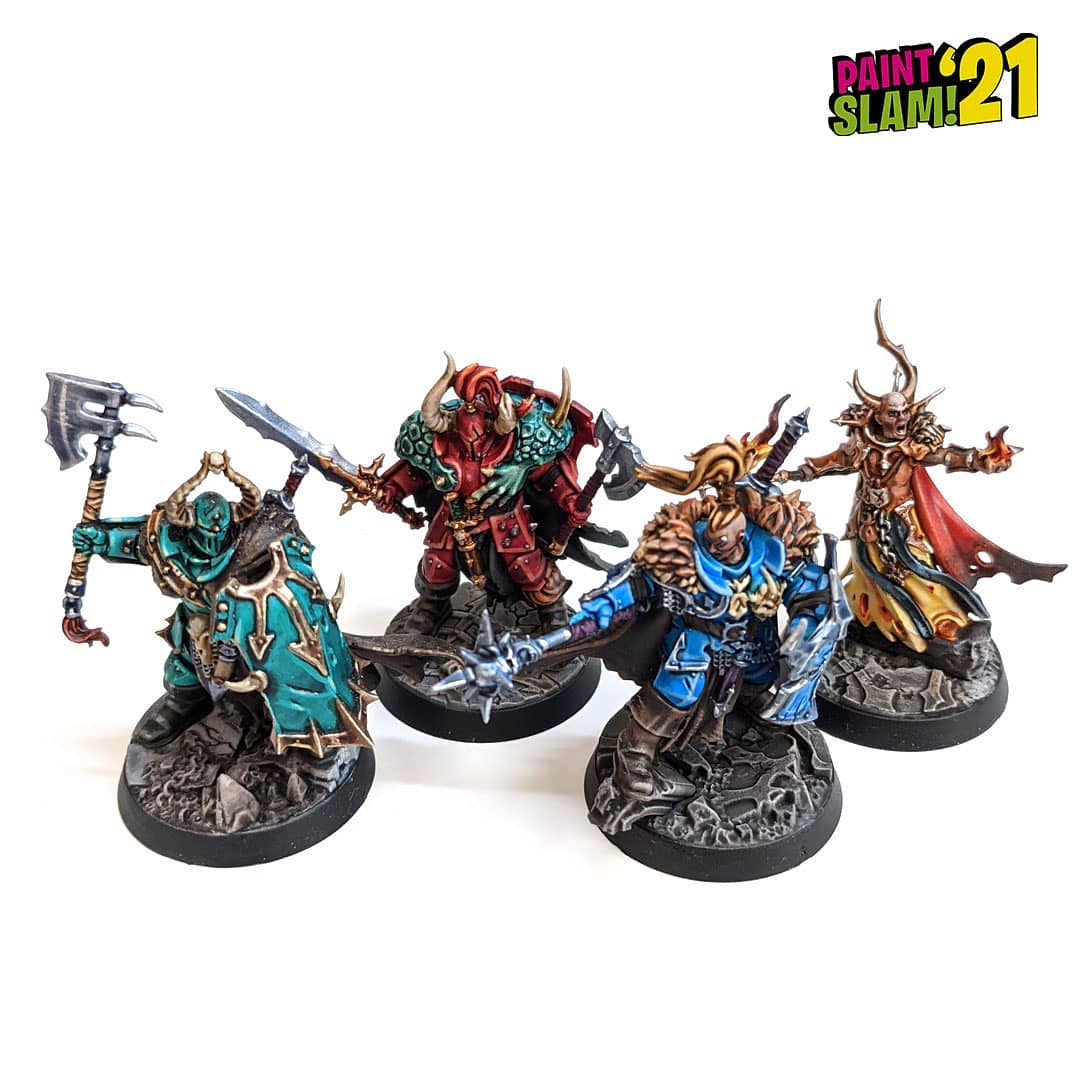 Khagra's Ravagers from Warhammer Underworlds that I finished right on