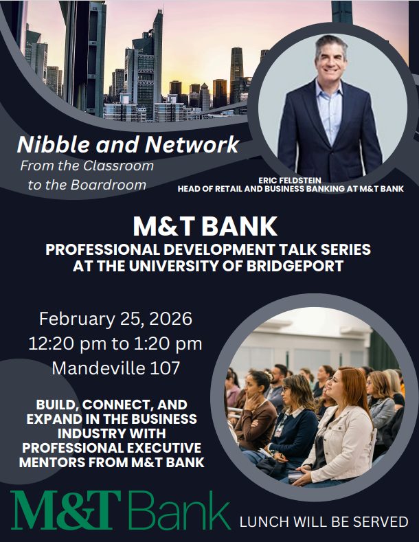 Ernest - We’re excited to welcome Eric Feldstein of M&T Bank to campus ...