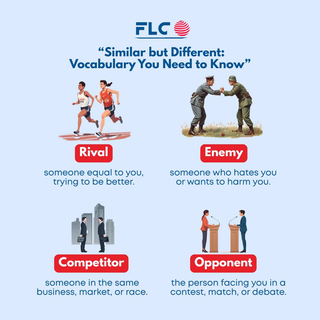 FLCingles - 📚💡 Similar but Different: Vocabulary You Need... | Facebook