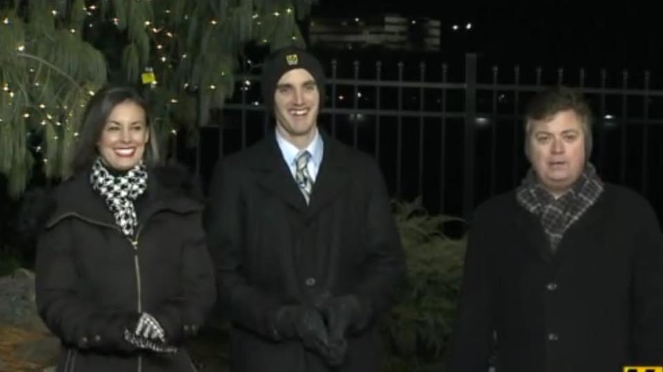 The new evening WNEP weather team...... Joe Snedeker WNEP