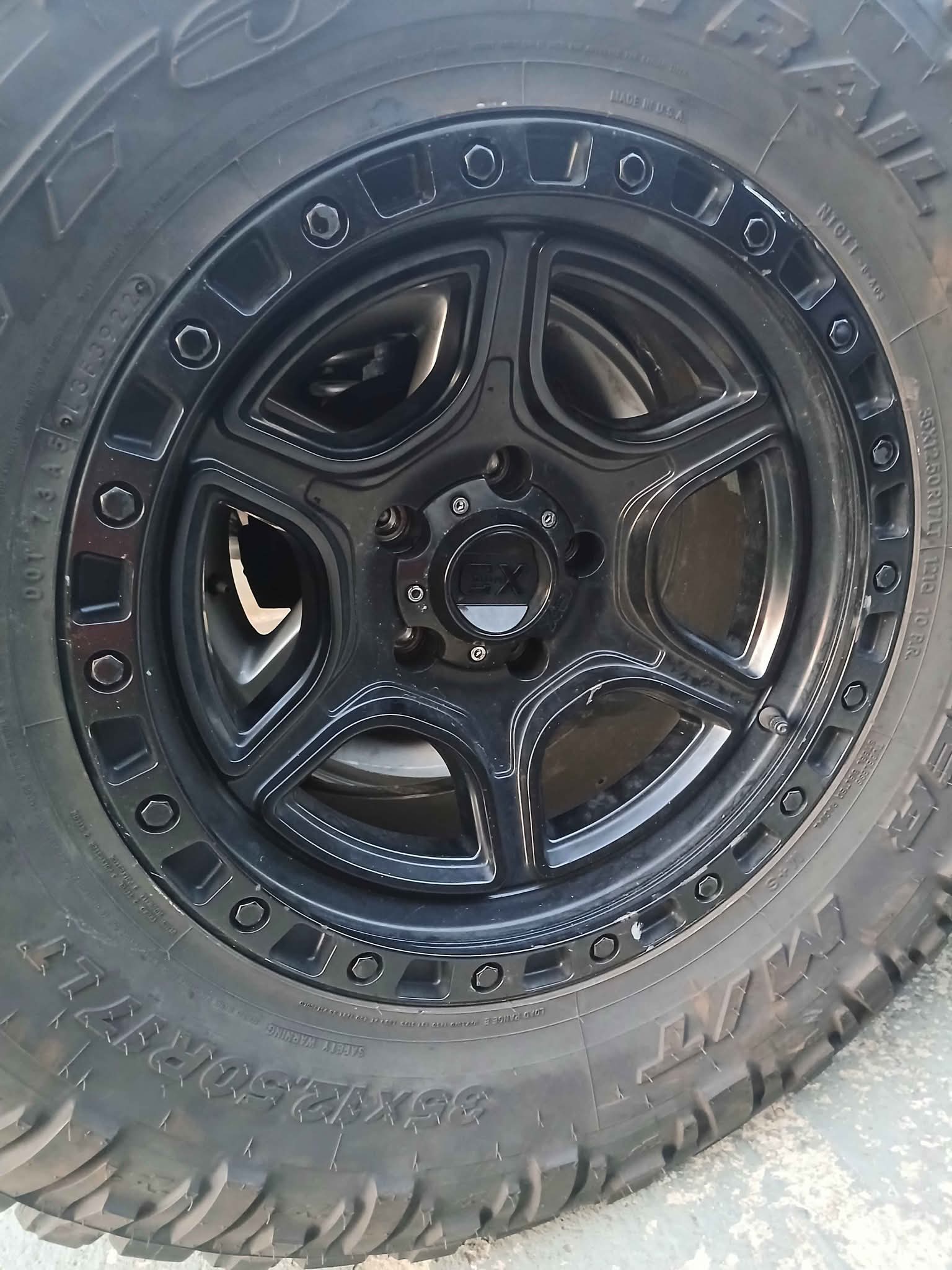 Nitto tires and rims 17inch set of 5 fits jeep wrangler jku price is ...