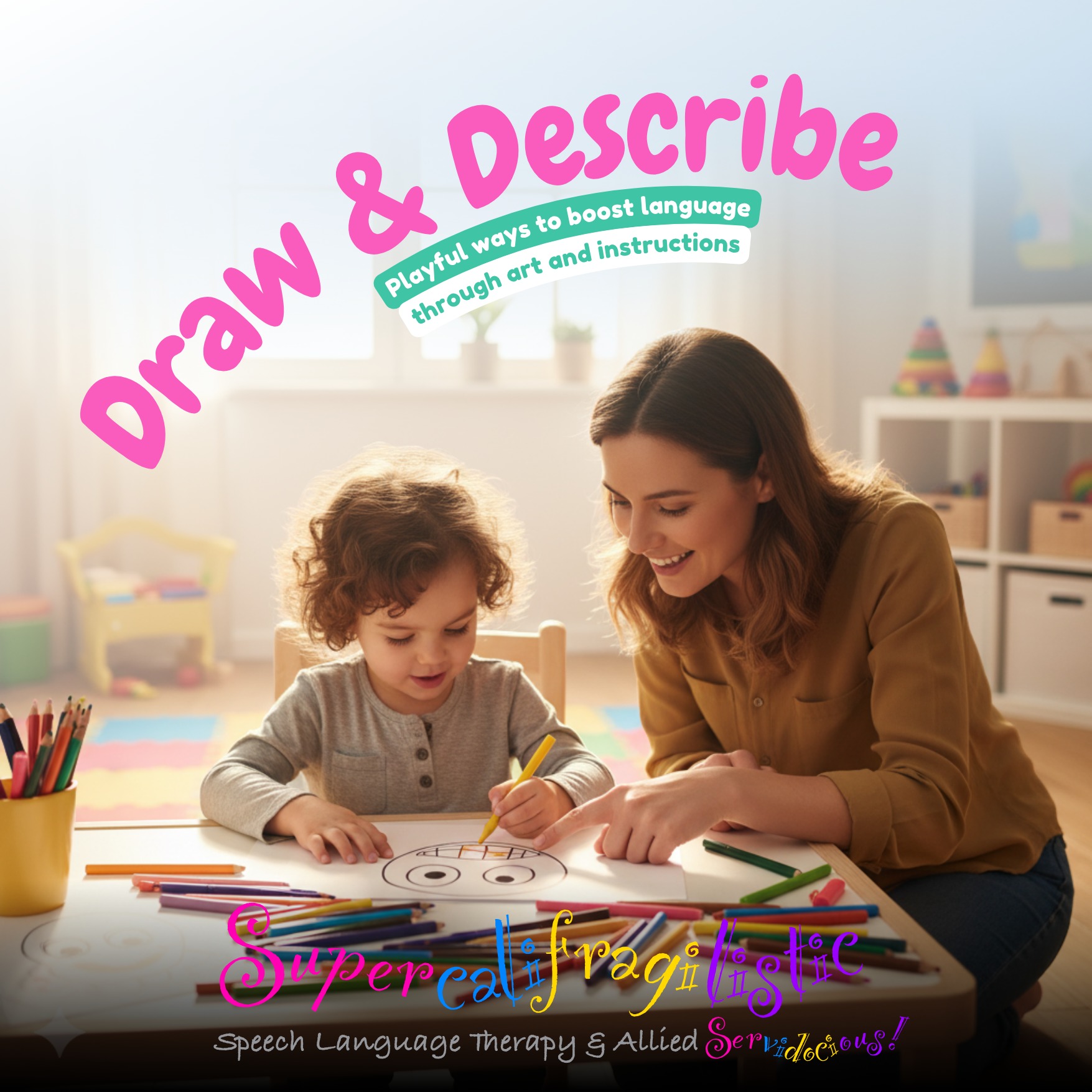 Supercalifragilistic - 🎨🖍️ Guided drawing to encourage descriptive ...