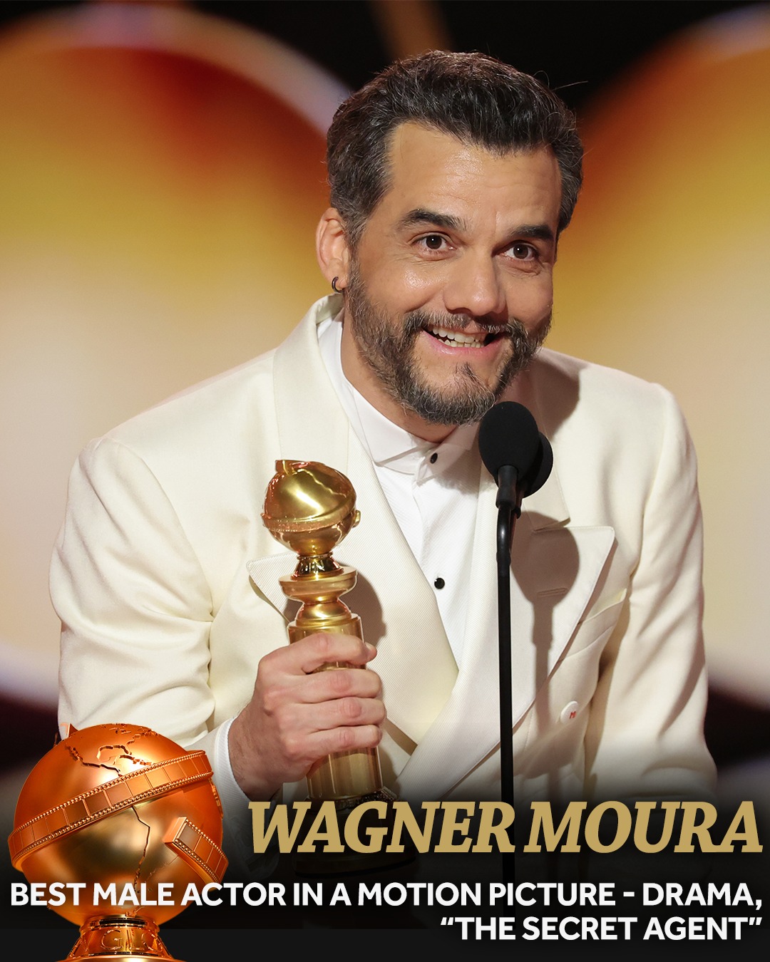 WDSU News - Wagner Moura has won Best Performance by a... | Facebook