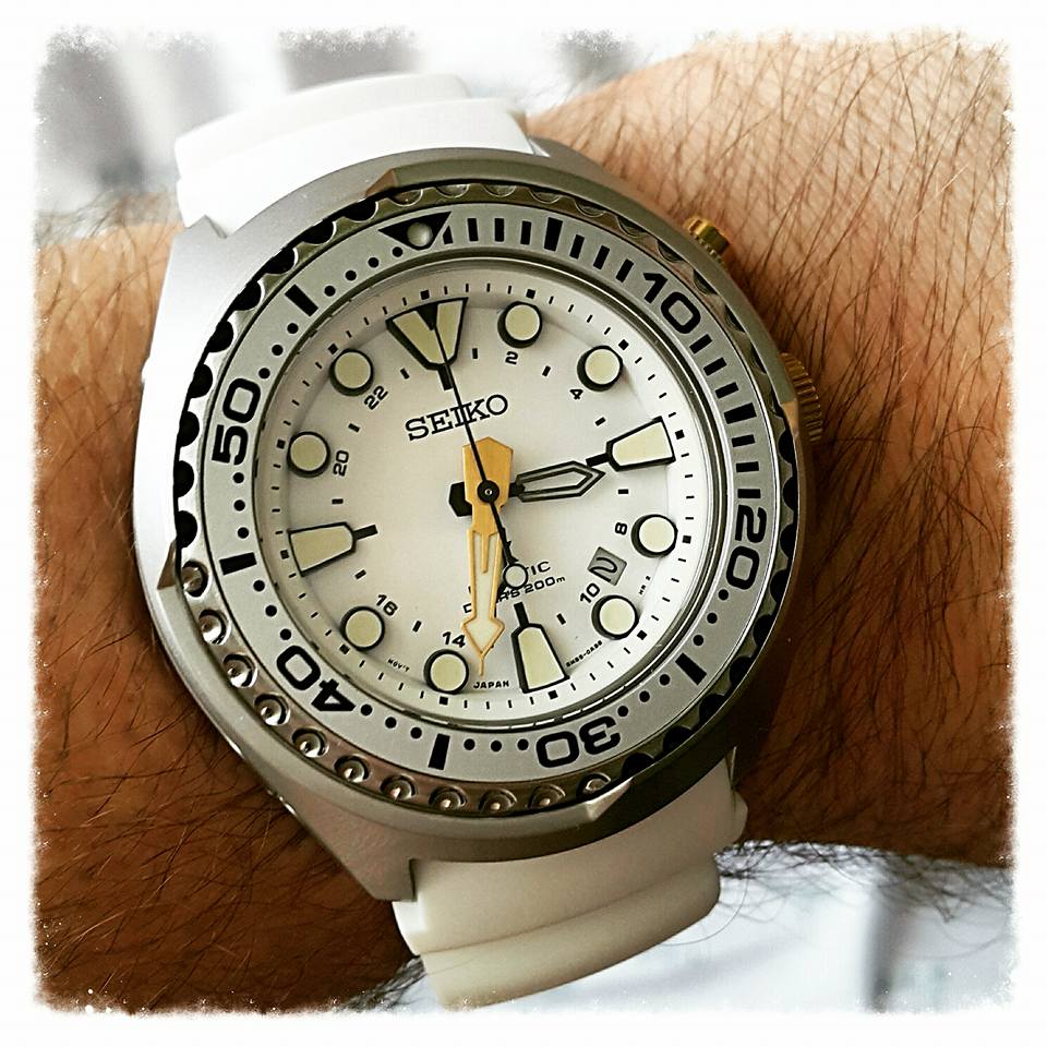 Seiko - Prospex PADI Special Edition. This model uses Seiko's