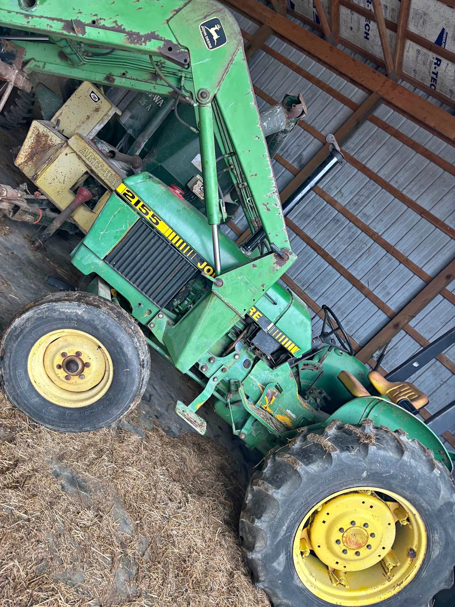 2155 John Deere w/ 175 loader - Toy Construction Vehicles - Glenwood ...
