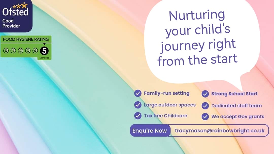 Rainbow Bright Day Nursery | Ipswich