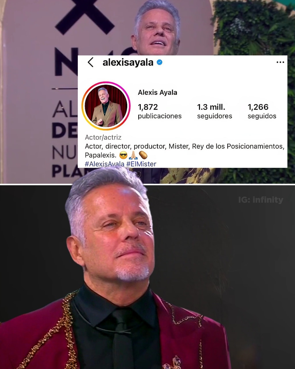 ∞ - SORPRESA EN REDES!!! 👑 Alexis Ayala actualizó su biografía y ahora ...