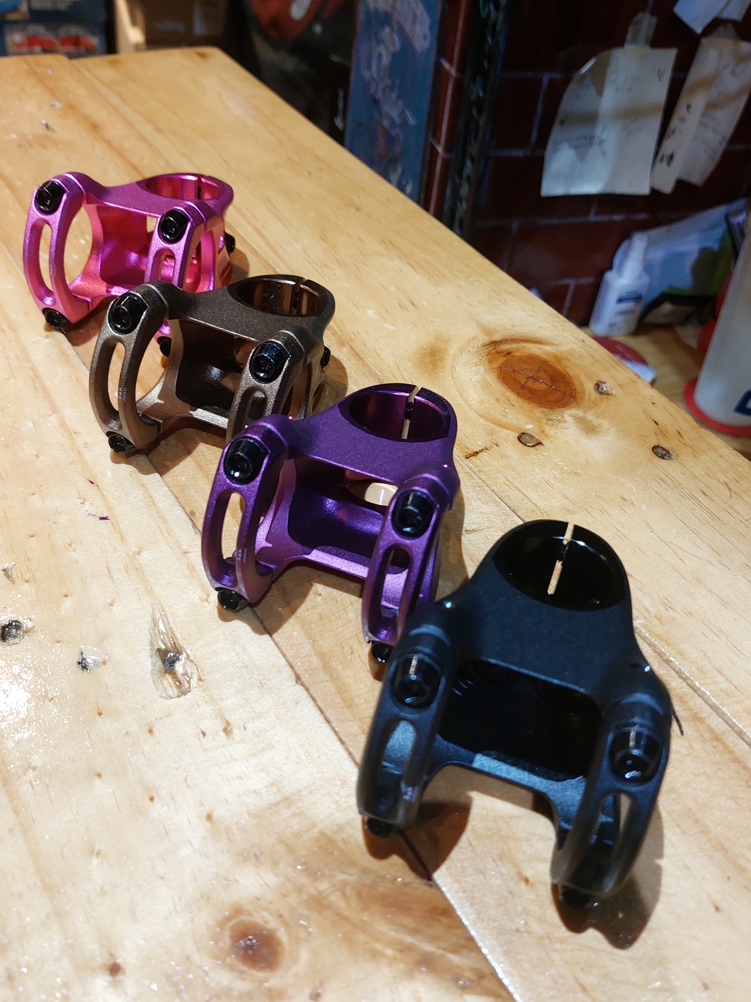 Spank Split Stem 35 35mm barclamp 0 rise 34mm stack height Colors