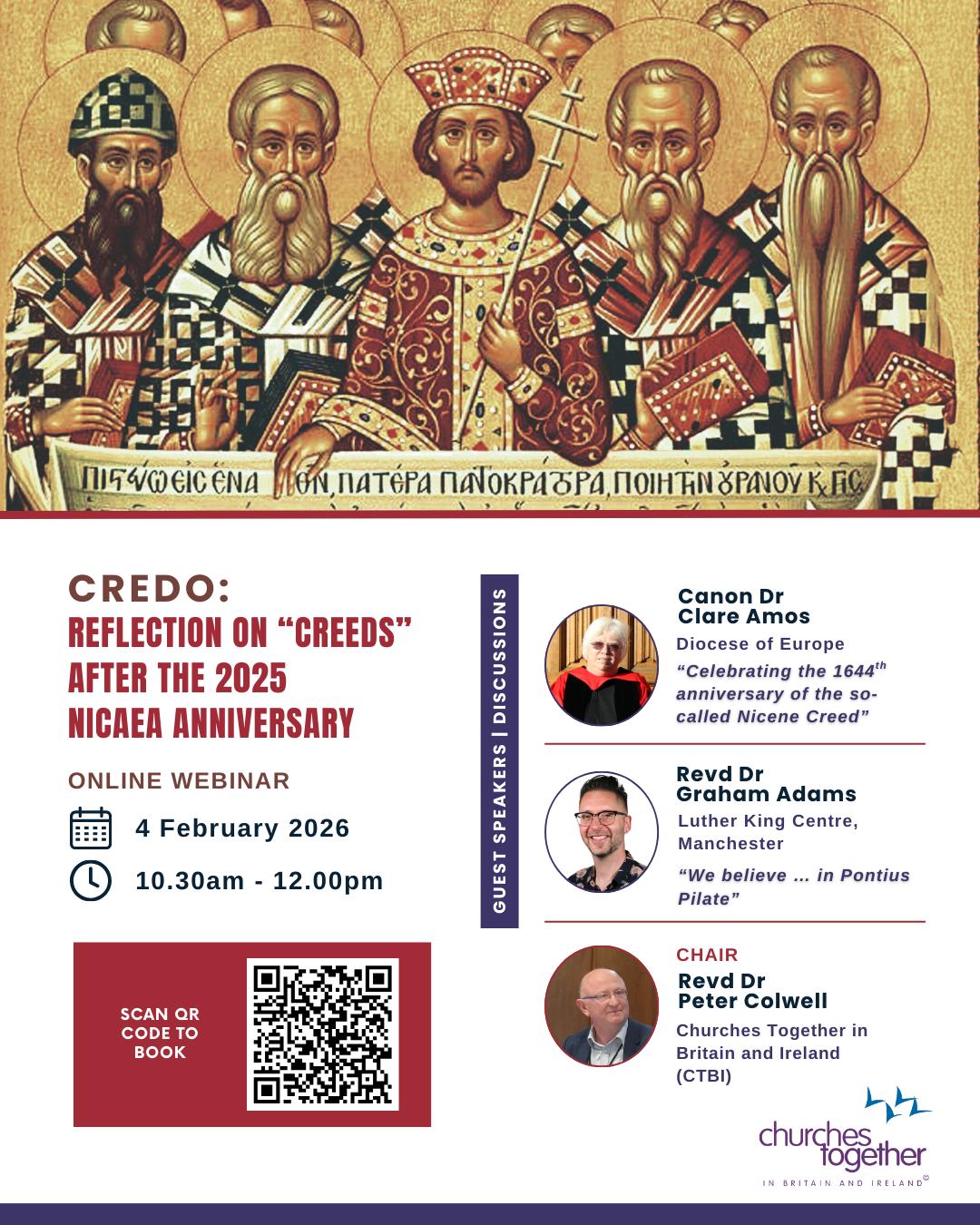Churches - ONLINE WEBINAR: Credo: Reflection on “creeds” after the 2025 ...