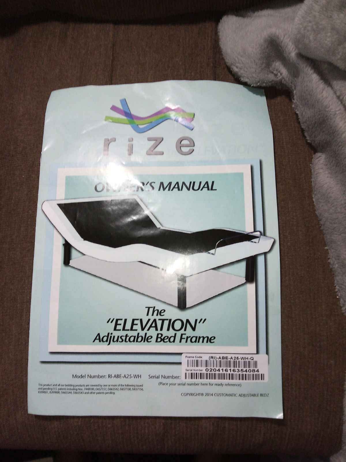 Rize Elevation Adjustable Bed Frame With Mattress - Beds & Bed Frames ...