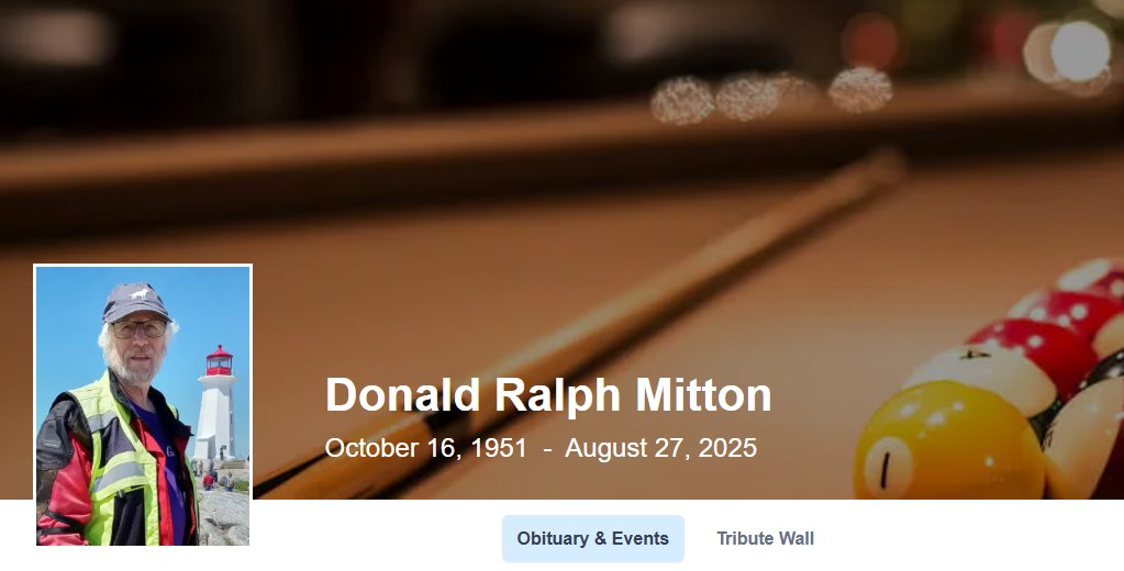 Fawcett - Mitton, Donald Ralph It is with great sadness that we share ...