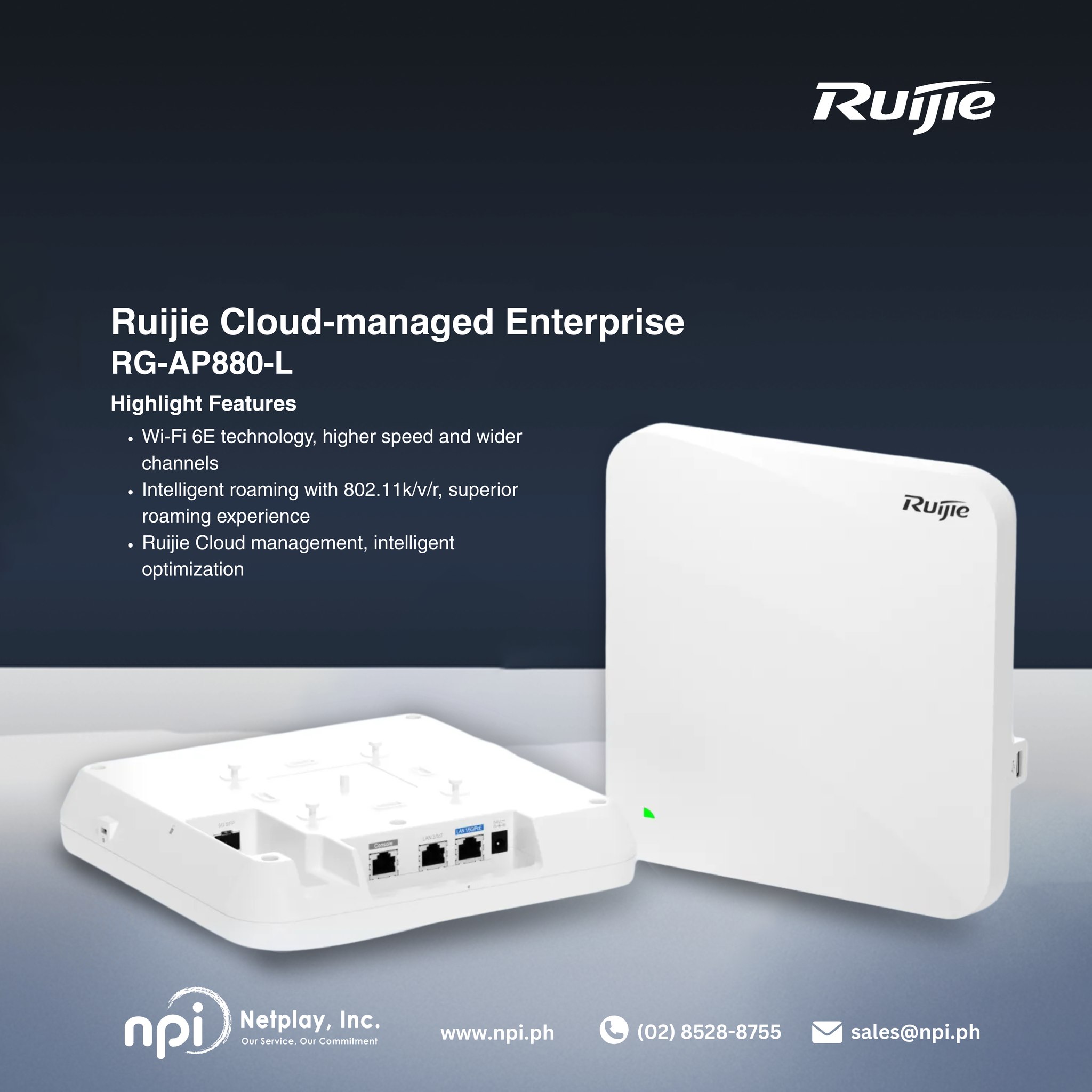 Upgrade to Wi-Fi 6E with the Ruijie... - Netplay, Inc. (NPI) | Facebook