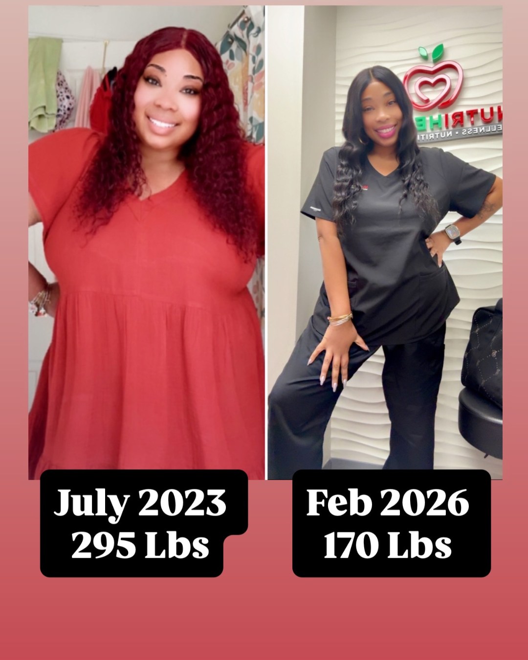 125 pounds gone, and she took her health back. Kim, our lovely Medical Assistant in Wilmington, started her journey at 295 lbs, facing diabetes, fatty liver, and high cholesterol. Today, she's down