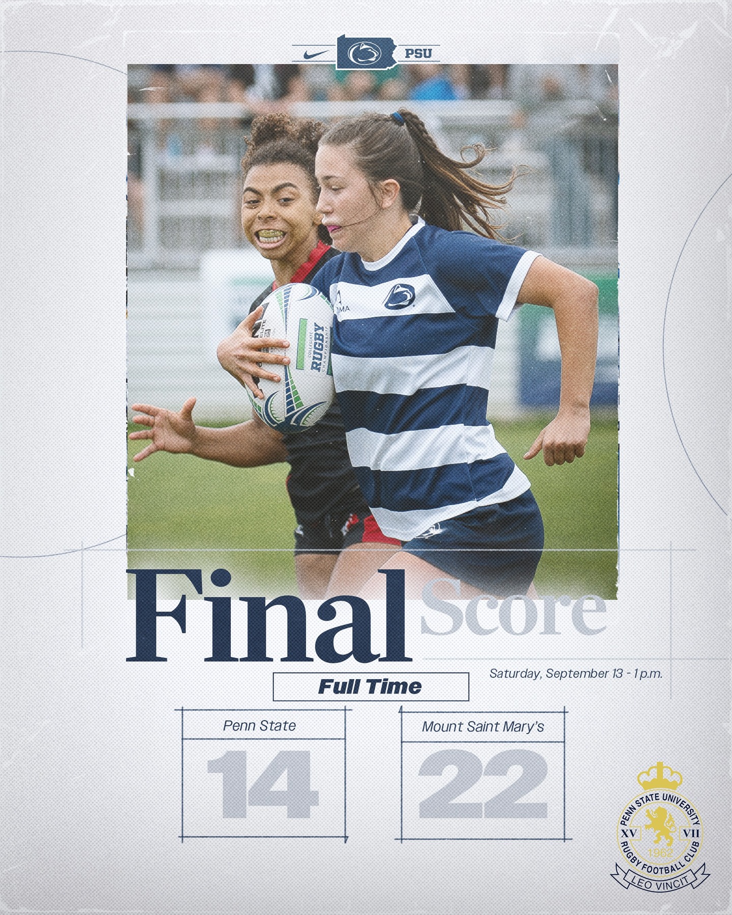 Penn State Women's Rugby - Honored to represent the legacy of all the ...