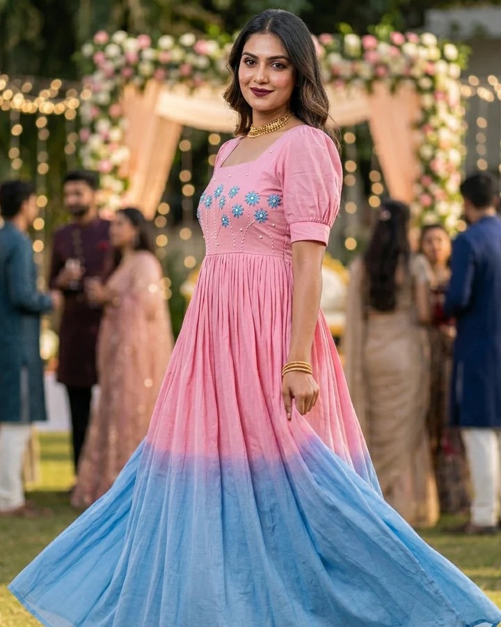 Cinderella Dreams Cotton Gown Connect with WhatsApp - 8240576497 WhatsApp Link