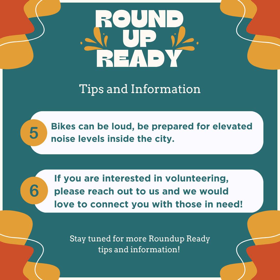 City - 🚨 Round-Up Ready Tips are back! 🚨 Bikes can be LOUD — expect ...