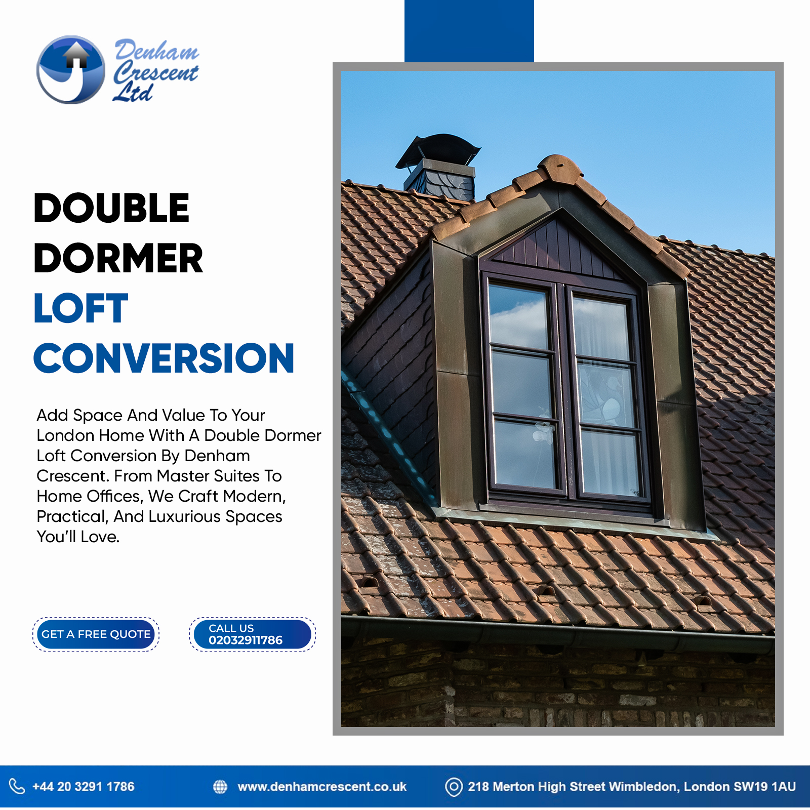 Denham - 🏠 𝐓𝐫𝐚𝐧𝐬𝐟𝐨𝐫𝐦 𝐘𝐨𝐮𝐫 𝐇𝐨𝐦𝐞 𝐰𝐢𝐭𝐡 𝐚 𝐃𝐨𝐮𝐛𝐥𝐞 𝐃𝐨𝐫𝐦𝐞𝐫 𝐋𝐨𝐟𝐭 𝐂𝐨𝐧𝐯𝐞𝐫𝐬𝐢𝐨𝐧! 🏠