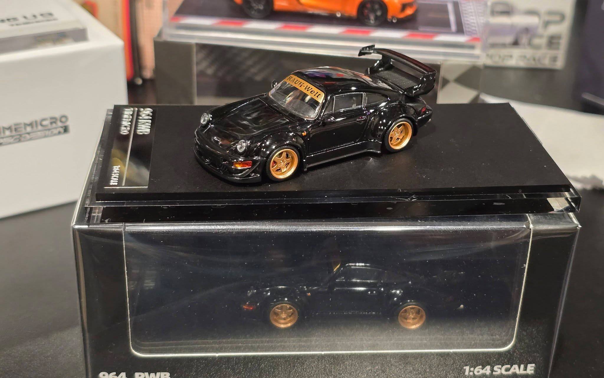 ポルシェ セメントグレー PGM 1/64 RWB 964